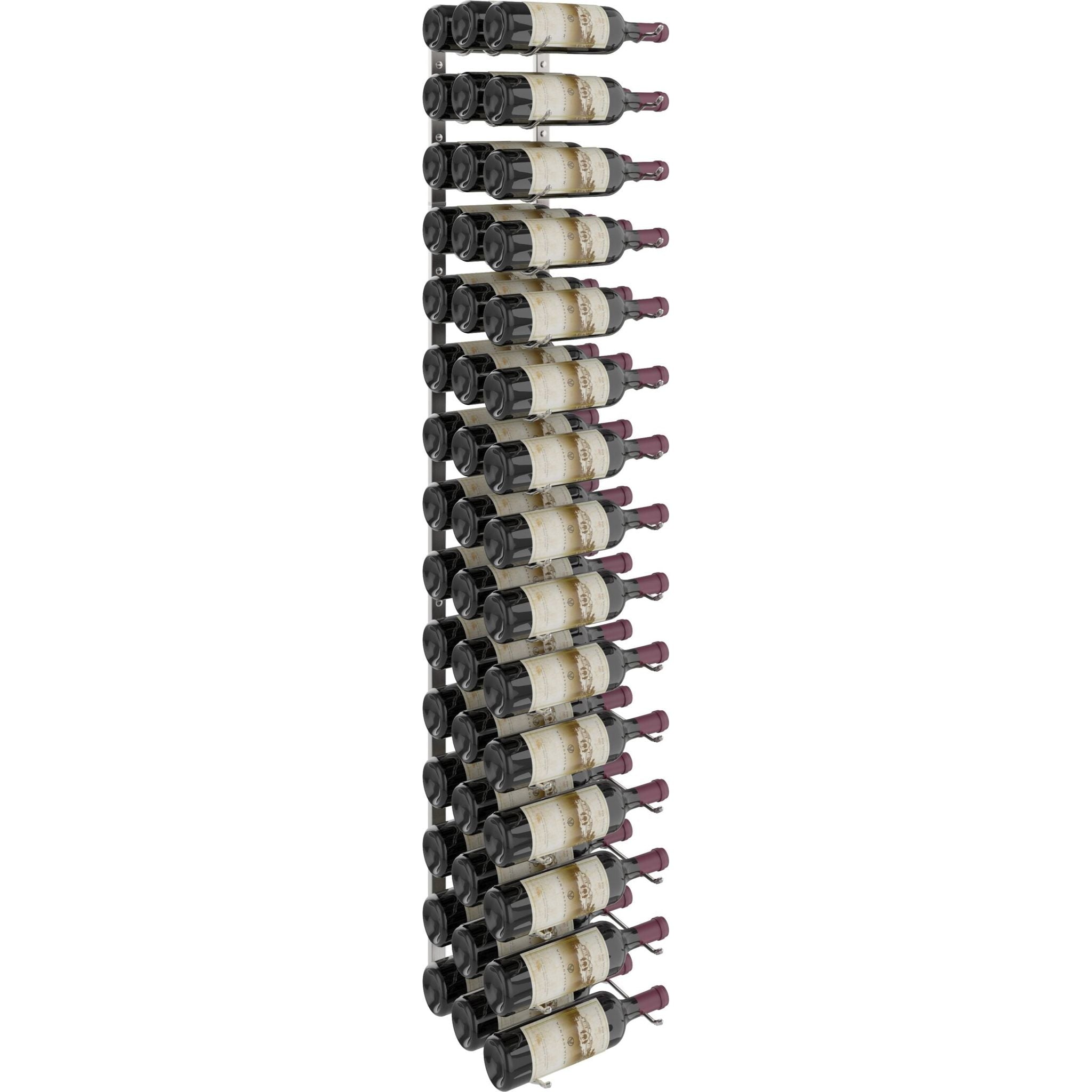 VintageView - W Series 5 – 1525mm Wall Mounted Metal Wine Rack Combo Kit (15-45 bottles)