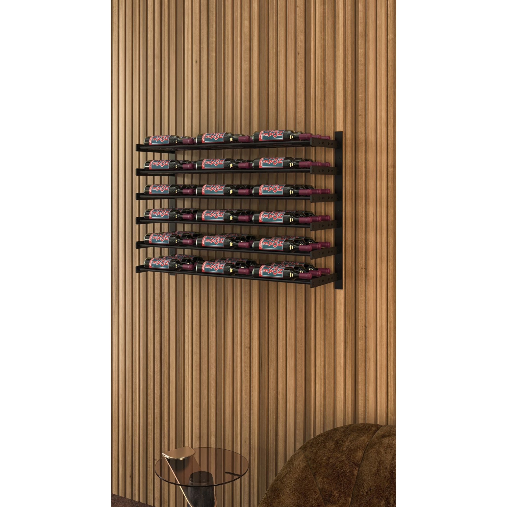 VintageView - Wine Wall 30 - Evolution Series  - 762mm - Metal Wine Wall Rack (18-54 bottles)