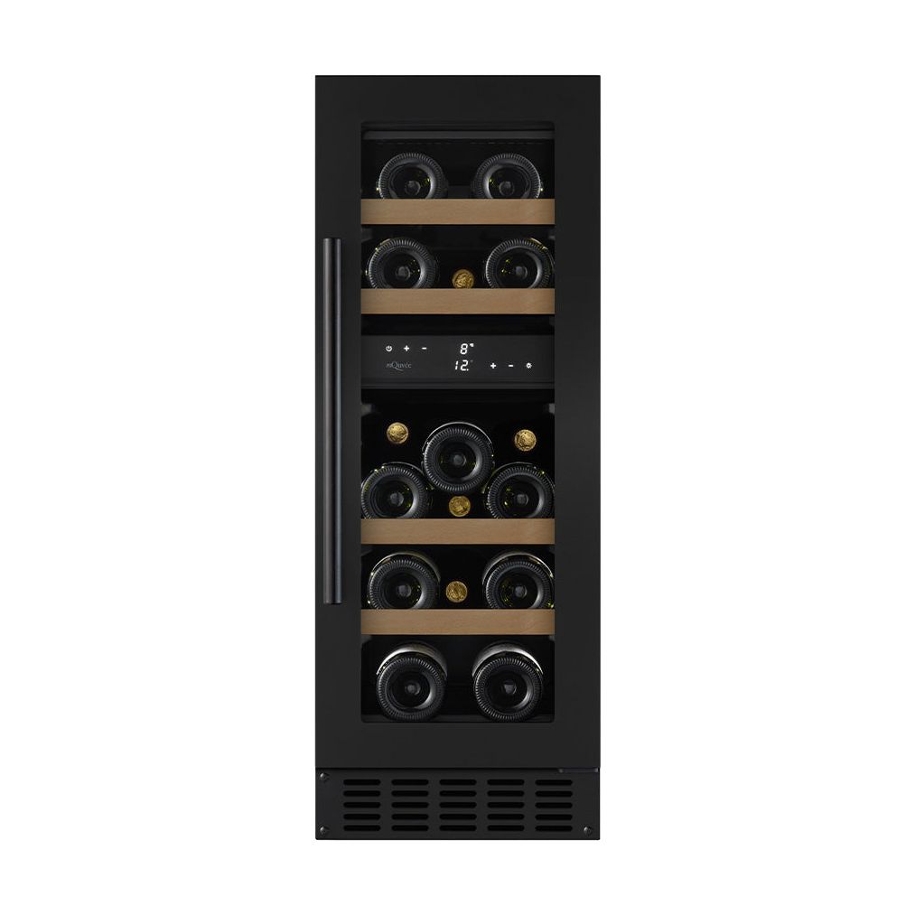 mQuvée - 300mm - Undercounter Wine Fridge - WineCave 700 30D Anthracite Black