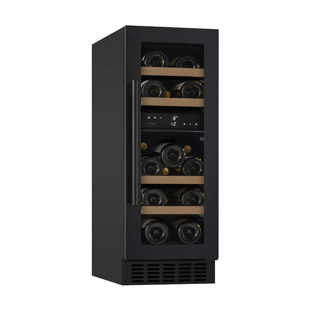 mQuvée - 300mm - Undercounter Wine Fridge - WineCave 700 30D Anthracite Black