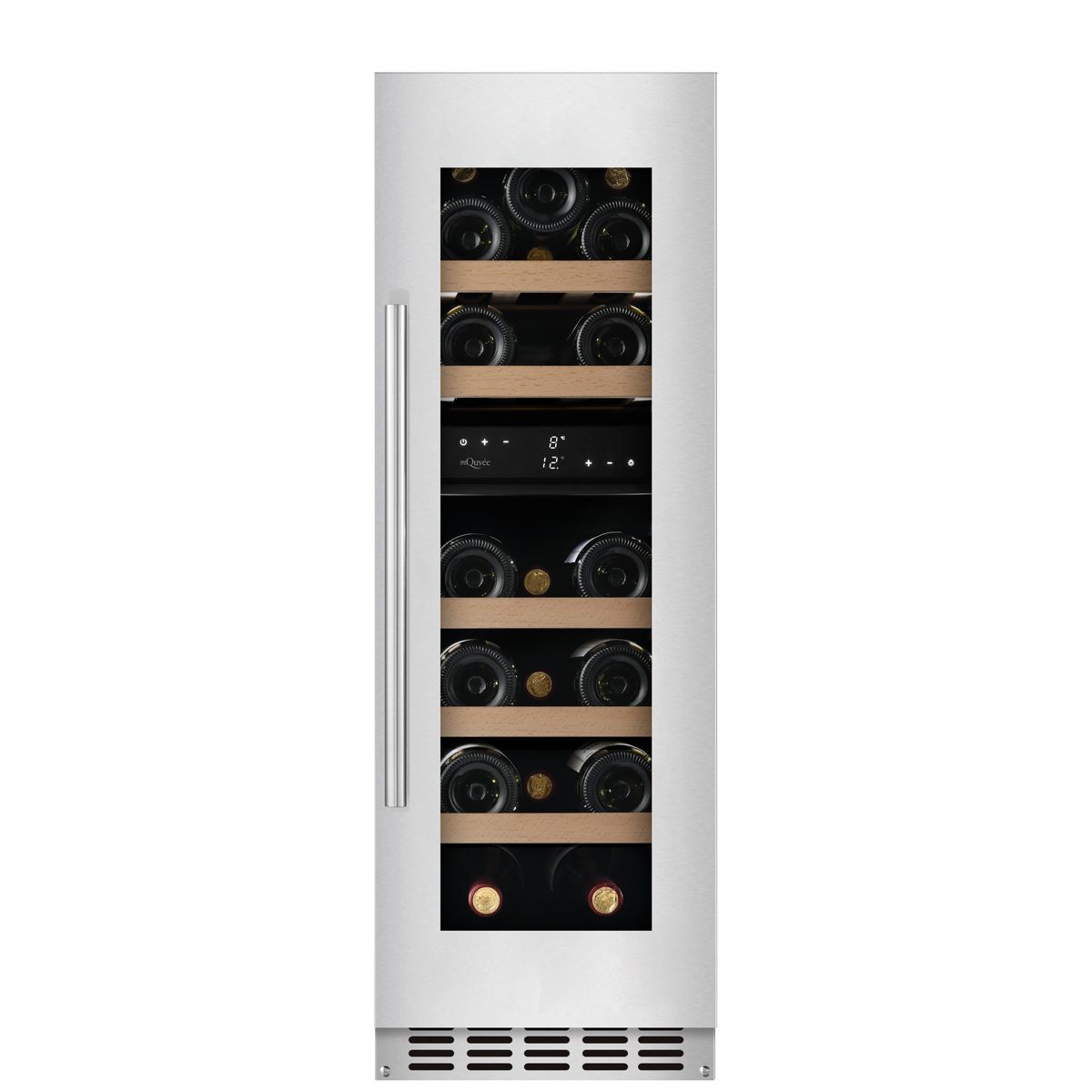 mQuvée - 300mm - Undercounter Wine Fridge - WineCave 780 30D Stainless