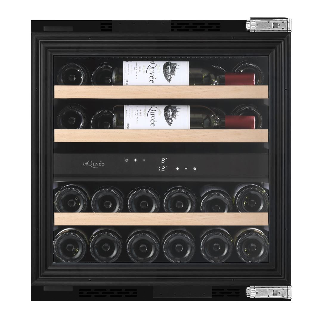 mQuvée - Fully Integrated Wine Cooler - WineKeeper 25D Panel Ready - Push/Pull