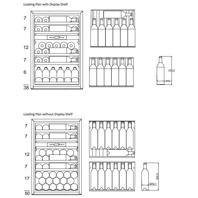 mQuvée - Integrated Wine Cooler - WineKeeper 49D - Stainless