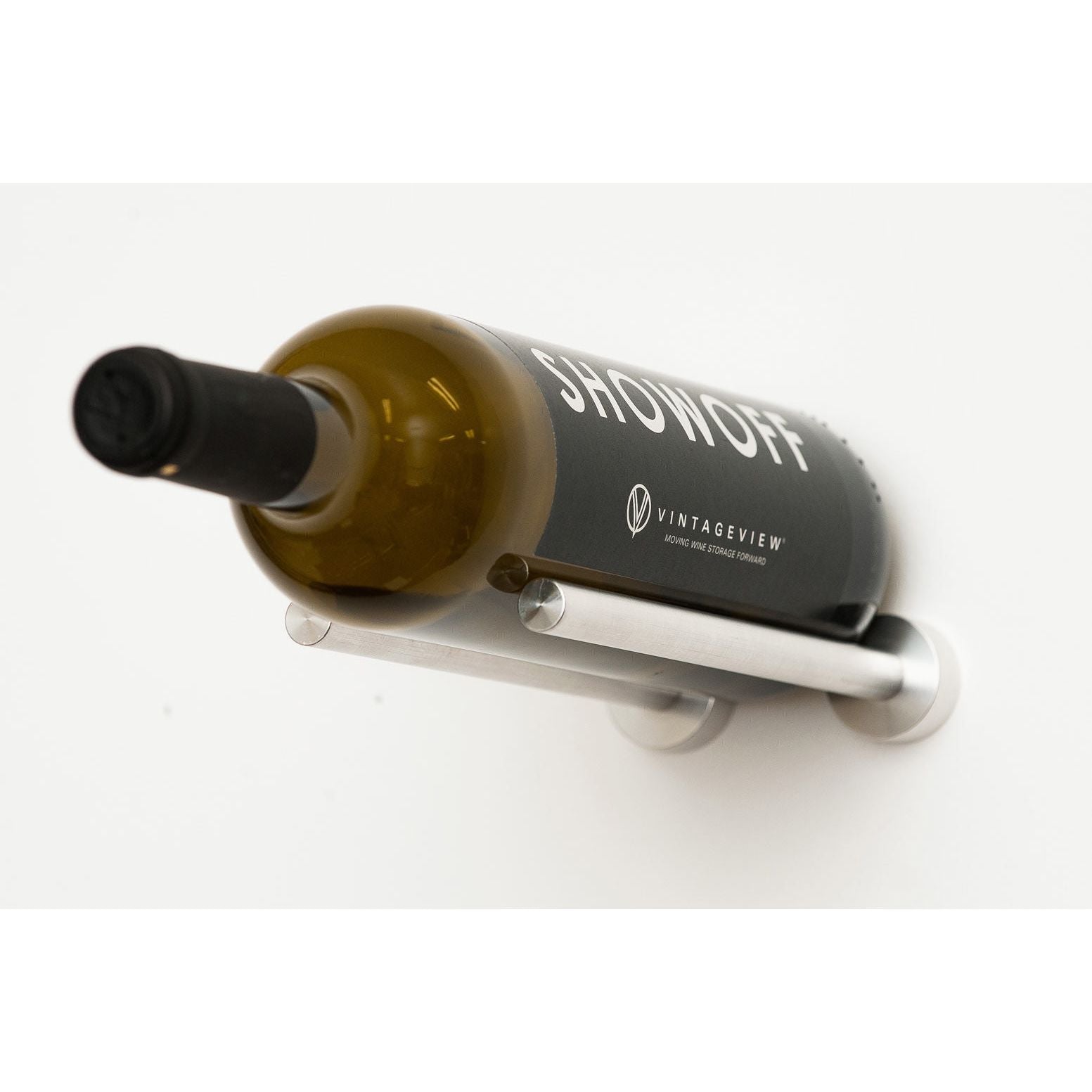 VintageView - Vino Series - Vino Rails - Wall Mounted Metal Wine Rack (Peg System)