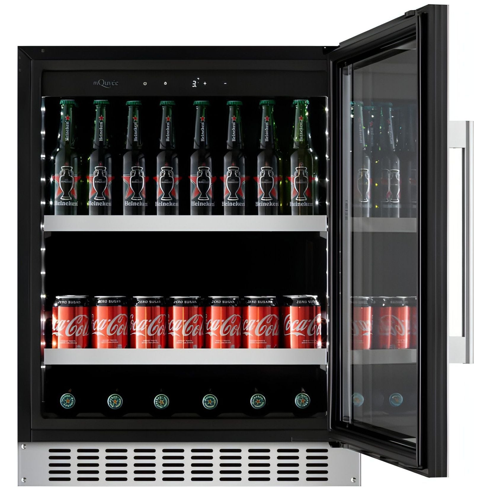 mQuvée - 600mm - Undercounter Drinks Fridge - BeerServer60 - Stainless Steel