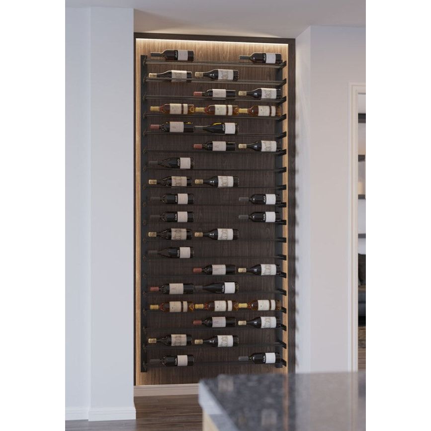 VintageView - Wine Wall 15 - Evolution Series  - 381mm - Metal Wine Wall Rack (9-27 bottles)