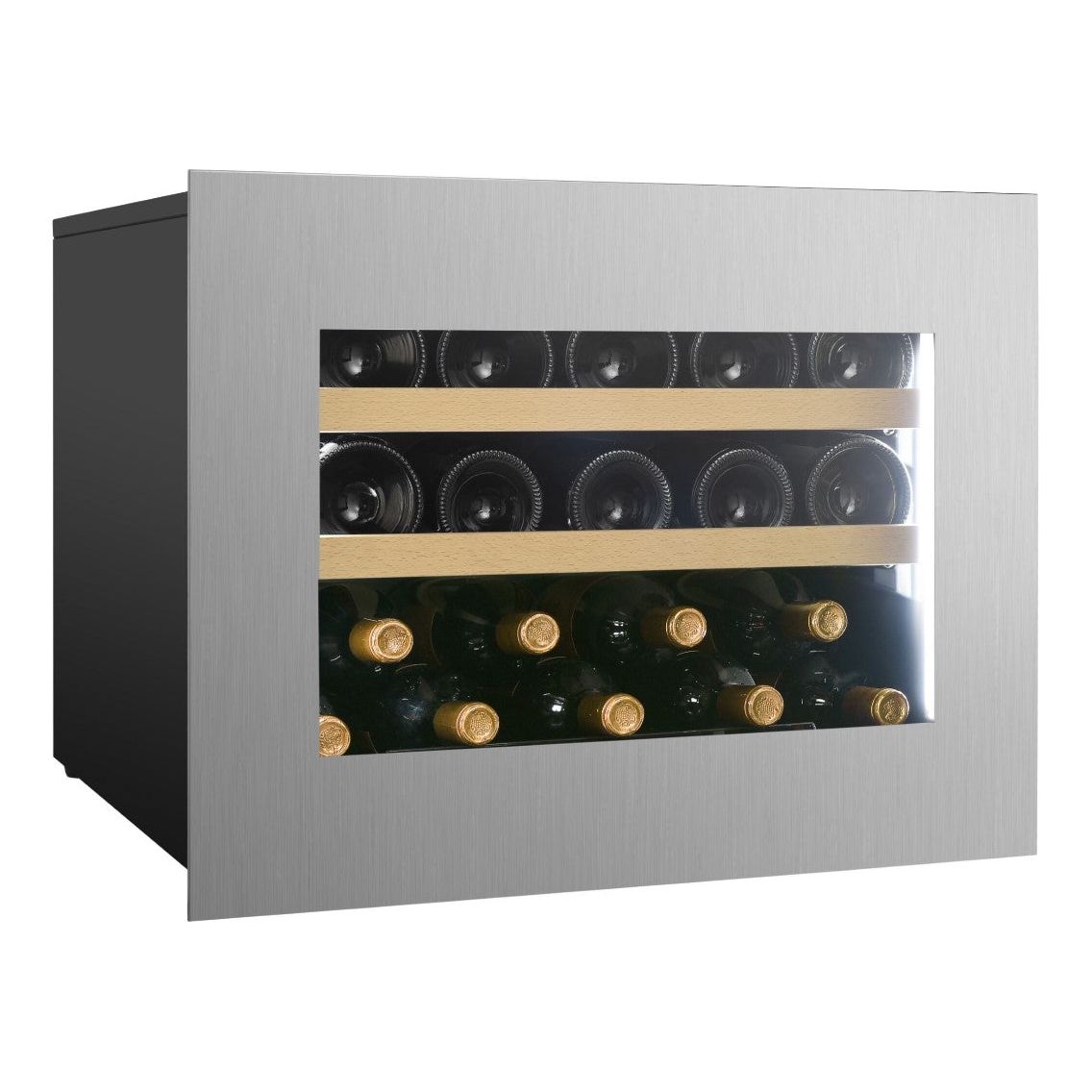 Dunavox Horizon-19.TO - Single Zone 19 Bottle - Integrated Wine Cooler - DVH-19.50SS.TO