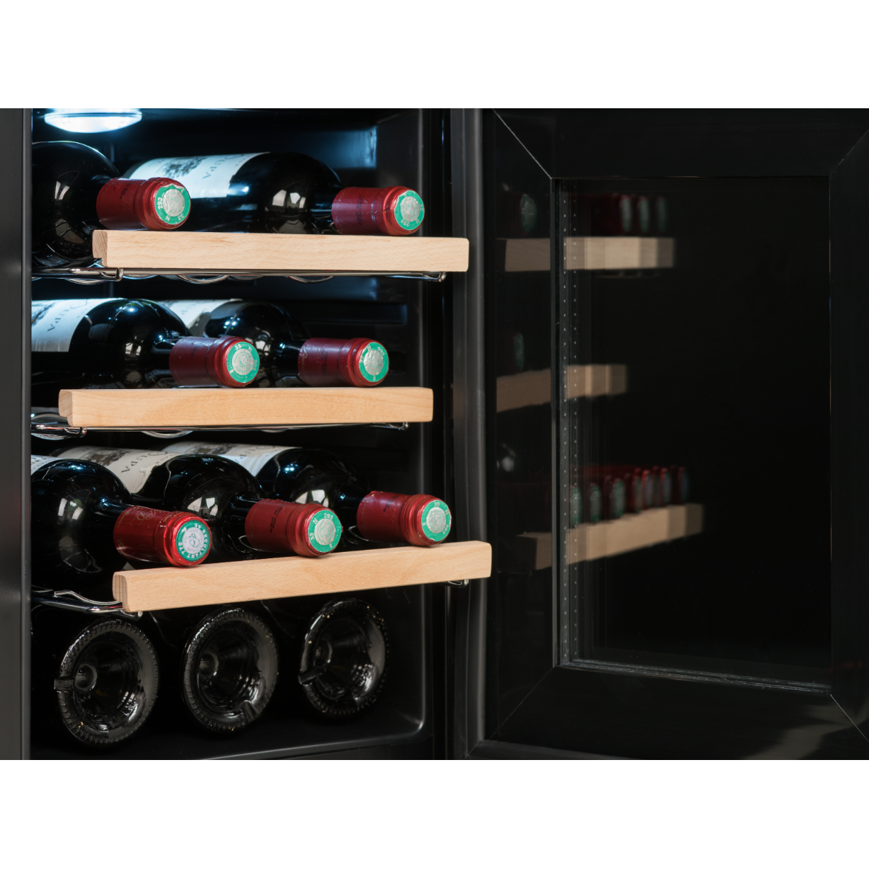 La Sommeliere - 12 Bottle Freestanding Wine Fridge LS12SILENCE