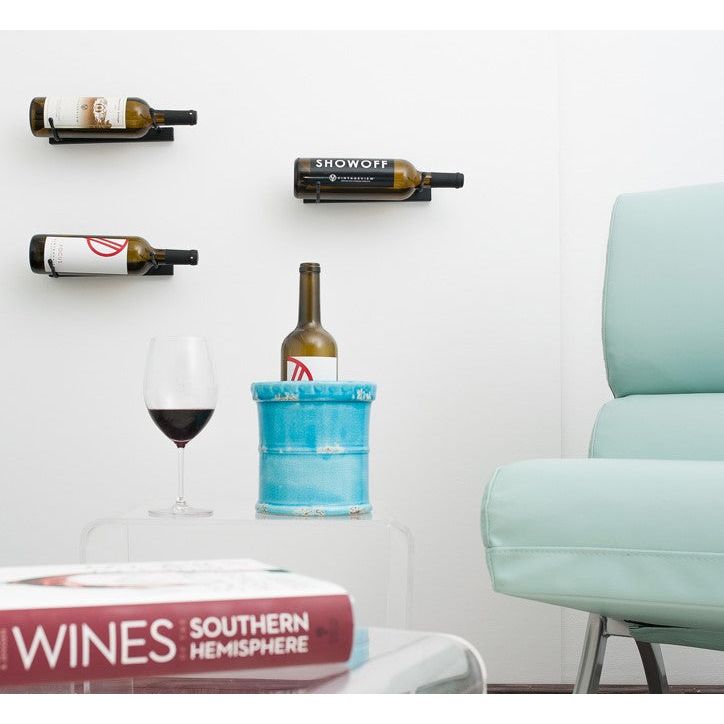 VintageView - W Series - Single Wall Mounted Metal Wine Rack (1 Bottle)